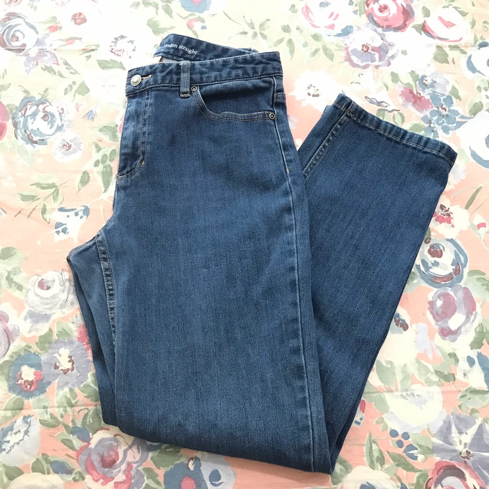Vintage Liz Claiborne straight medium wash denim